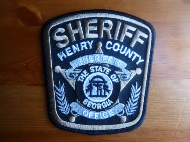 HENRY COUNTY GEORGIA SHERIFF Patch STATE UNIT USA Obsolete Original