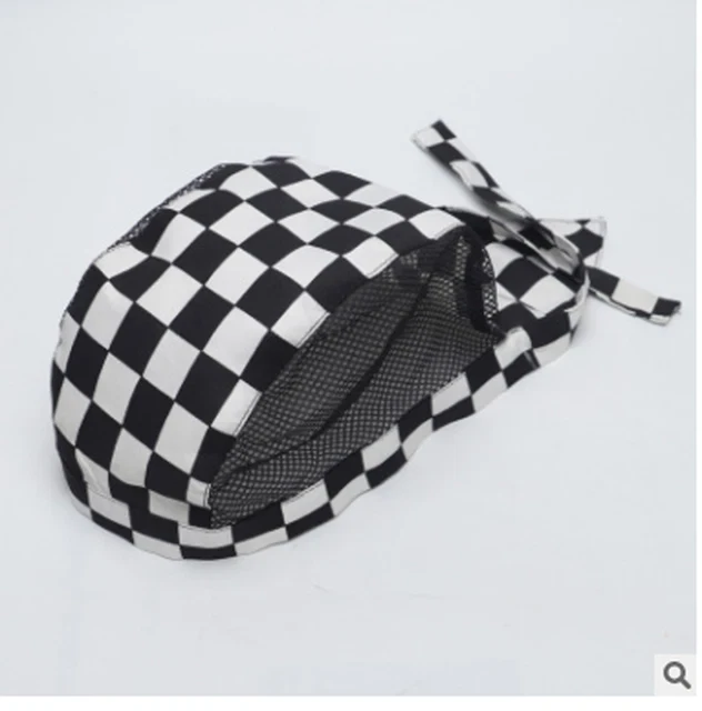 Women Men Adult Adjustable Chef Hat Mesh Kitchen Cooking Restaurant Skullies Fas