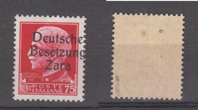 Zara, Nr. 8, postfrisch, geprüft Ludin BPP