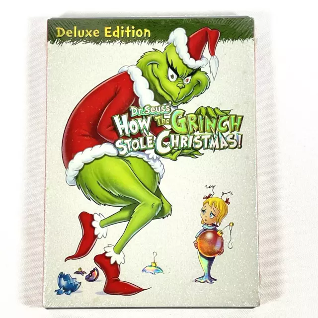 HOW THE GRINCH Stole Christmas DVD Deluxe Edition By Dr. Seuss Sealed