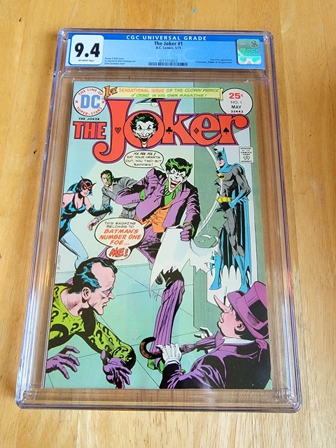 The Joker #1  *Cgc 9.4*  *1975* 1St Joker Solo Title