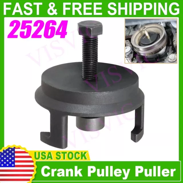 25264 Harmonic Balancer Puller Quickly Removes Tool For GM LS LT Engines