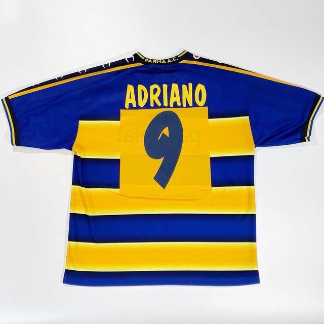 PARMA 2002-2003 HOME Shirt Medium Champion Adriano #9