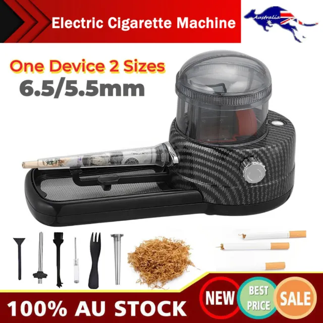 Automatic Cigarette Maker Rolling Tobacco Roller Injector Tube Machine 6.5/5.5mm