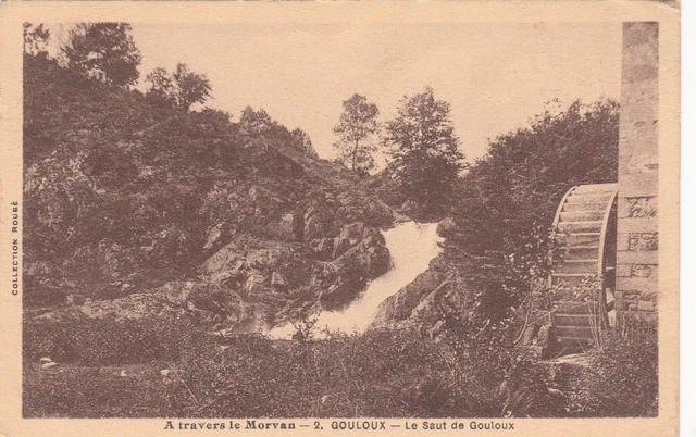 GOULOUX 2 le saut de gouloux coll rougé timbrée