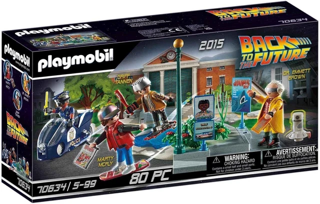 Figurines Playmobil Retour Vers Le Futur – Marty McFly Et Dr Emmett Brown 1955, Neuves !