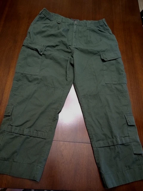 Men's Elite Series Tactical Pants Ripstop OD Green 38x32 44447 Duty Gear
