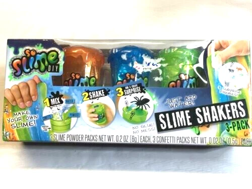So Slime Shakers 3 Pack DiY - Neon Green, Neon Orange, Neon Blue