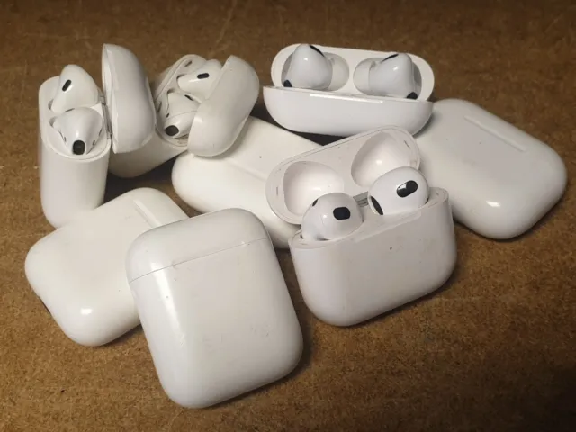 Apple Air-pods Job lot Spares & Repairs 8 Items