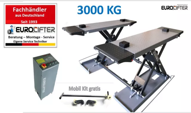 Mobile Scheren Hebebühne Basic-Line 1m 3000 Kg  Schnäppchen in 230 V