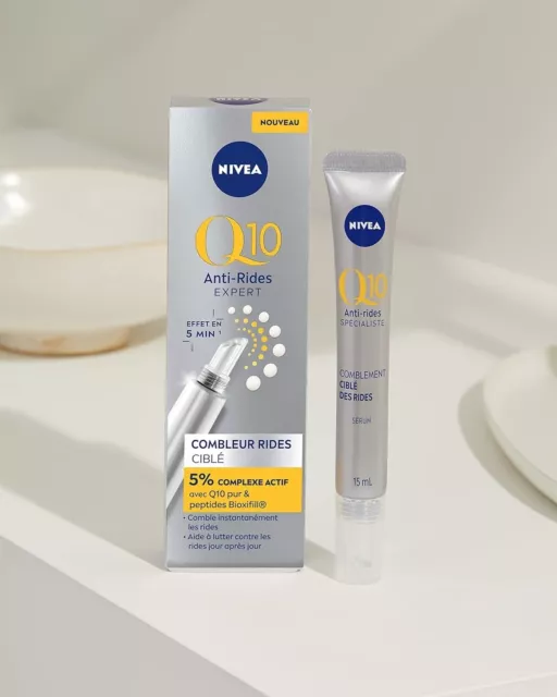 NIVEA Q10 Expert Combleur de rides ciblé et instantané (1 x 15 ml) Soin anti-âge 3