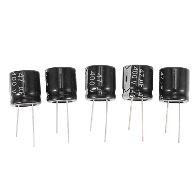 5pcs400v 47uf 18 x 20mm aluminum electrolyte capacitor I2H8