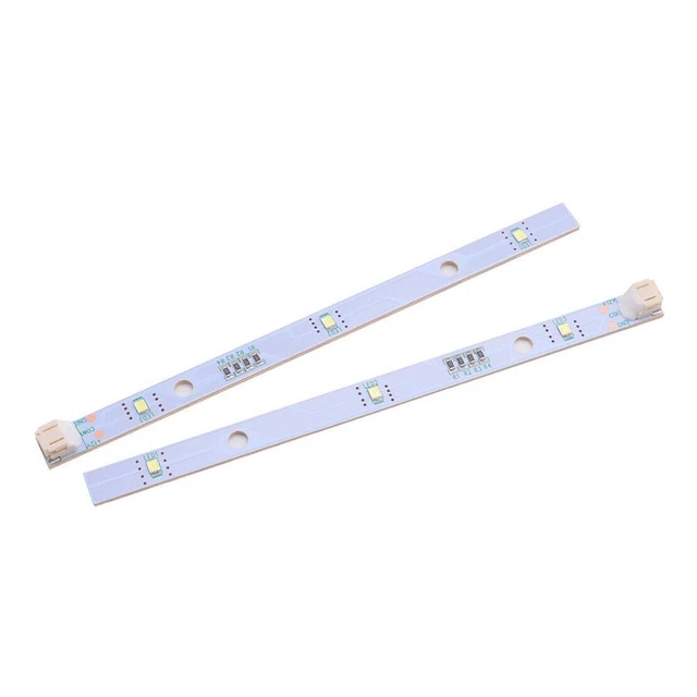 Tira De Luz LED Para Nevera Rongsheng Y Hisense - Recambio Compatible E349766 MDDZ-162A, 16 Cm, Azul Claro (2 Unidades)