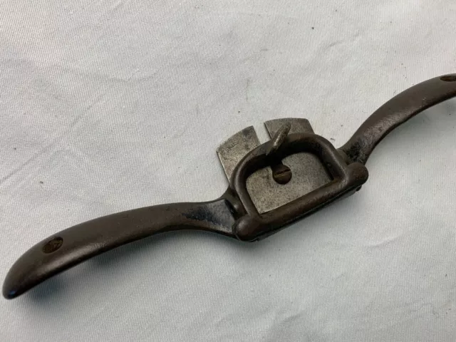 RARE EARLY Stanley no 53 flat bottom spoke shave circa 1880
