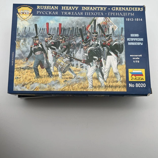 Figuras Infantería Motorizada Soviética, Escala 1:72. Marca Zvezda, Ref