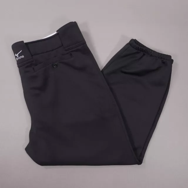 Mizuno Belted Low Rise Fastpitch Softball Pants Womens Large Black Padded 350150