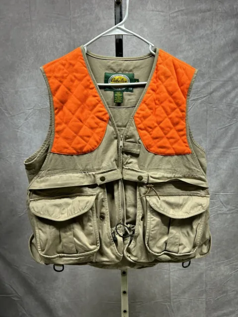 CABELA'S UPLAND Tradition Vest Blaze Orange Hunting Fishing Sz M Pheasant  Vest £36.98 - PicClick UK