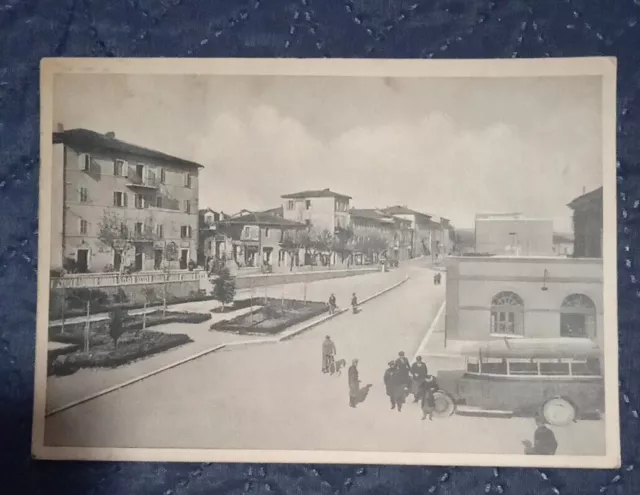 Cartolina Orte esterno Stazione Corso XVIII ottobre