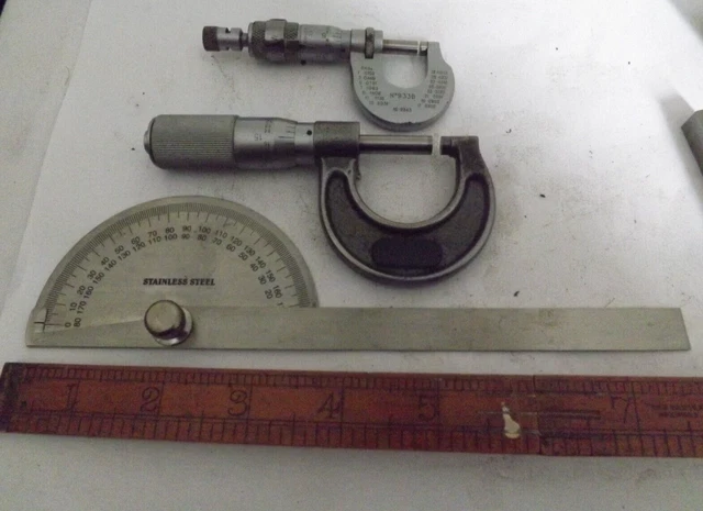 Micrómetro Moore & Wright 933B Más 2 Otras Herramientas