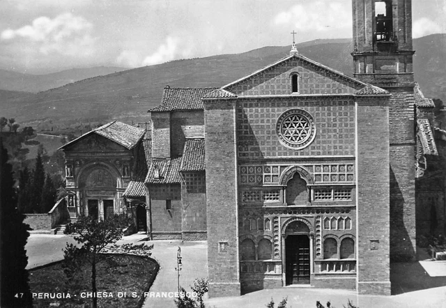 Al14-65E) Perugia Chiesa Di S Francesco Viaggiata