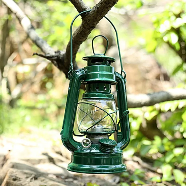 Retro Oil Lantern Lamp Kerosene Paraffin Hurricane Light Outdoor Camping Light