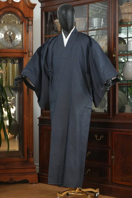 Dear Vanilla Japanese Kimono Men's Robe Gown Authentic Japan Vintage Mint