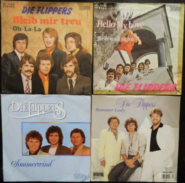 Die Flippers   7"     4 x Die Flippers     Schlager  Paket Nr.5