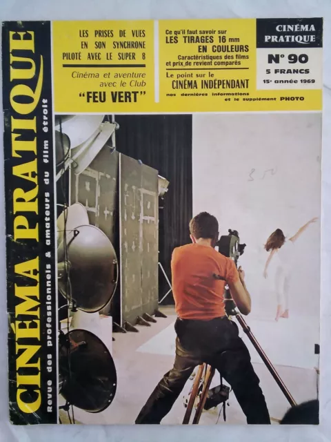 cinema pratique 90 1969 club feu vert cinema independant tirages 16mm montage