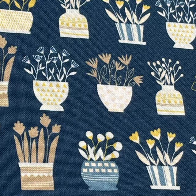 Houseplants Fabric Window Garden Camelot Cotton Fat Quarter Or Continuous Cut