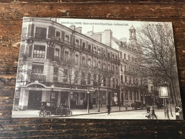 antique trade postcard N 8 chalon sue saone
