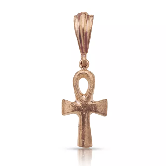Copper Smooth Ankh Pendant