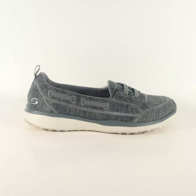 SKECHERS WOMENS MICROBURST Quick Witted Slip On Skimmer Light Pink