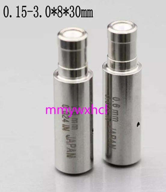 2PCS EDM Wire Cut Machine Parts White Ceramic Electrode Guide Fit 0.6x30x8x5x6mm