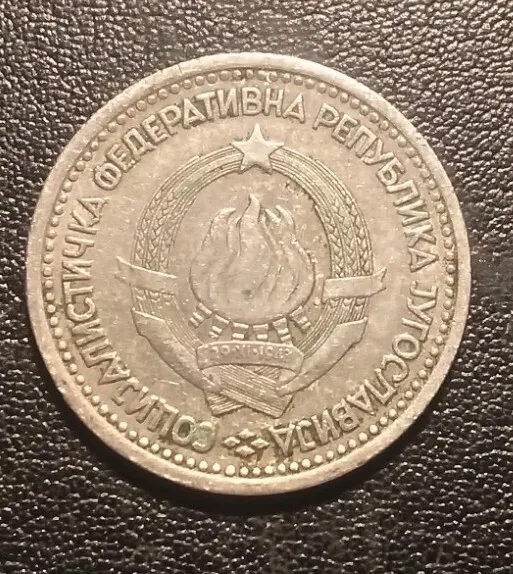1965 Yugoslavia One Dinar Coin