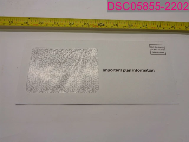 QTY=2000; #10 Business Envelopes w/ Window 9-1/2"x4-1/8" White