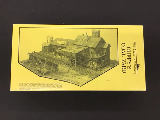 Fine Scale Miniatures HO Scale Duffy's Coal Yard Laser-Cut Building kit #2 Fine Scale Miniatures HO Scale Duffy's Coal Yard Laser-Cut Building kit #2