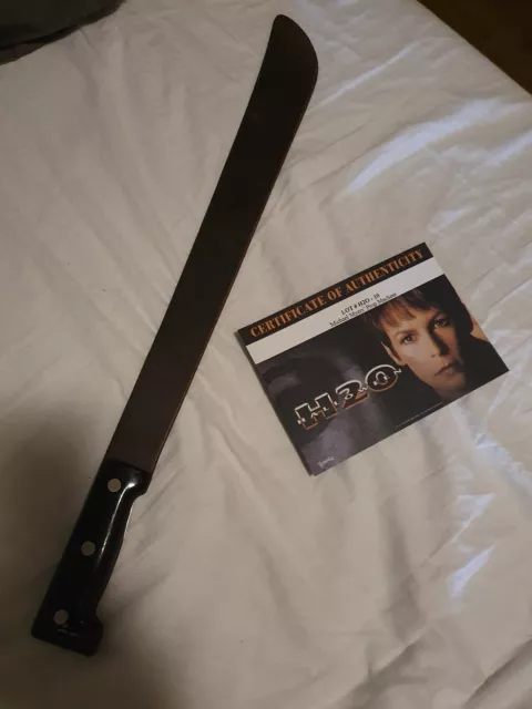 Rare! Halloween H20 Original Production Used Michael Myers Machete Movie Prop