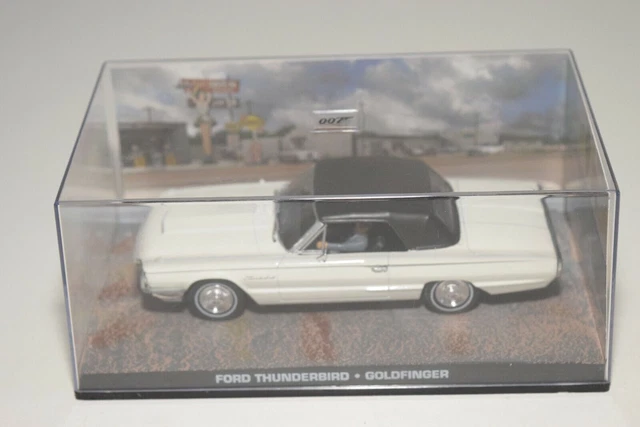 A35 1:43 Universal Hobbies Ford Thunderbird Goldfinger James Bond 007 Mib