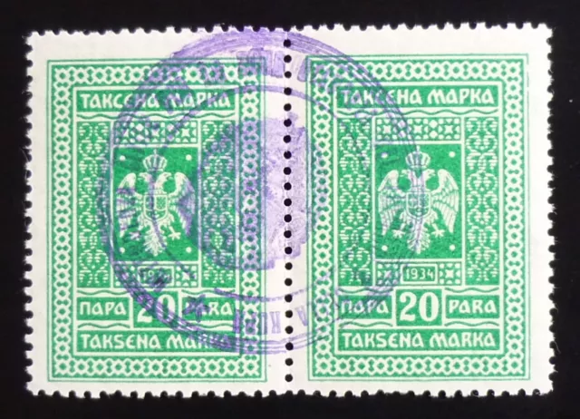 Fiume - Croatia - Italy - Yugoslavia - Overprinted Revenue Stamps R! US 2