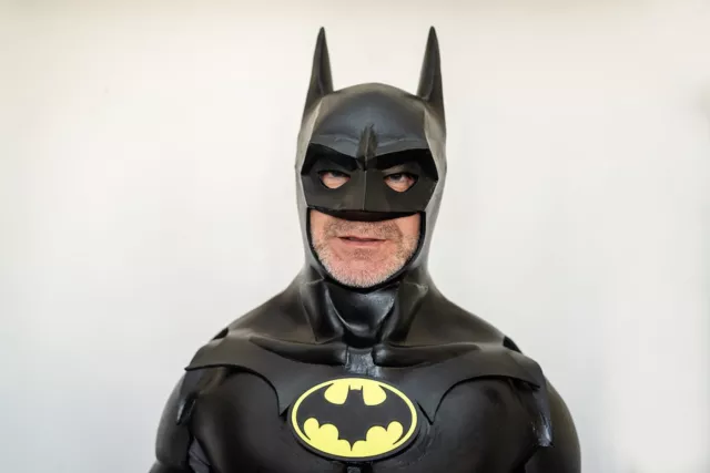 Maschera Batman 89 Keaton Burton Halloween Cosplay Bat Cowl 3