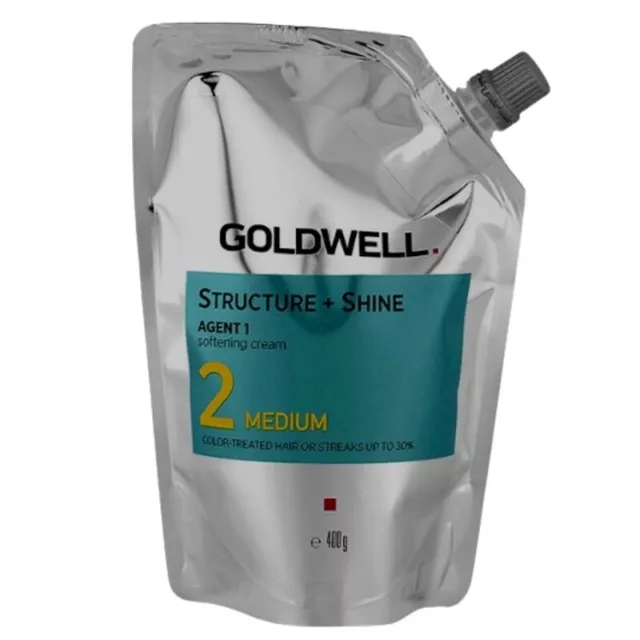 Crème Lissage Cheveux Colorés GOLDWELL Structure + 1 Ramollissement 2 400gr