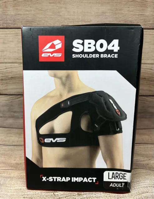 EVS SB04 Shoulder Brace 40-44in. - Lg Black SB04-L-“ X-Strap Impact”