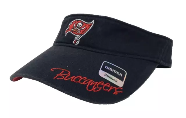 Tampa Bay Buccaneers Womens Adjustable Visor Hat Cap Brand New Nfl Licensed