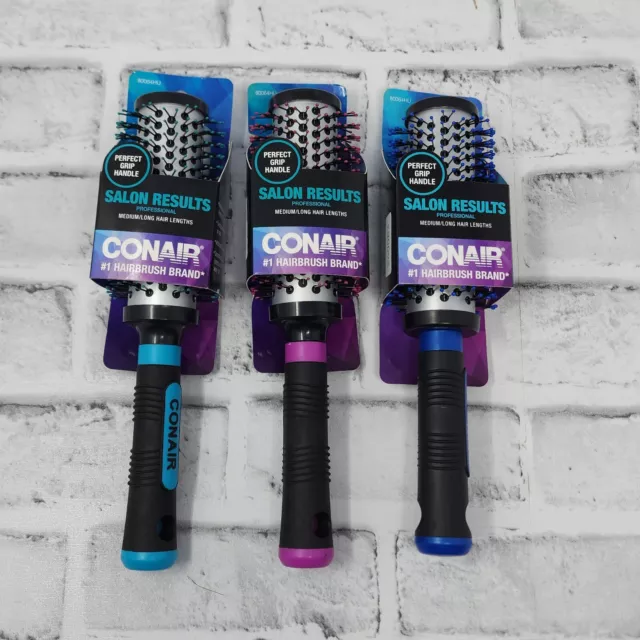 Conair Salon Results Professional Large Hot Curling Round Hair Brush Colors Vary