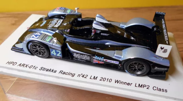 Le Mans 2010 Sieger Winner HPD ARX-01c Strakka Racing #42 SPARK 1/43 OVP