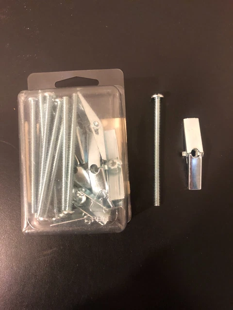 Lot of (9) 3/16" x 3" Wing Toggle Bolt by Serv-a-lite