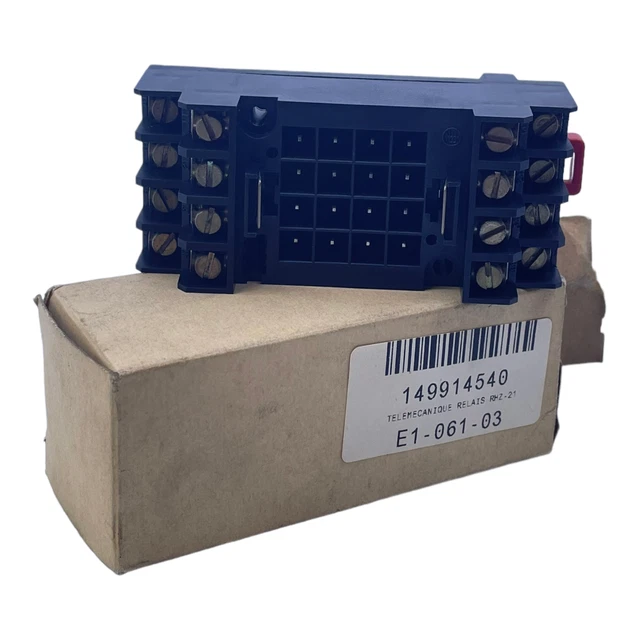 TELEMECANIQUE RHZ21 ZÓCALO de Relé Telemecanique Relaiszubehör RHZ21 ...