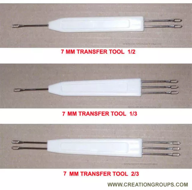 New 7mm Transfer Tool 1X2,1X3,2X3 for Brother Knitting Machine KX350 KX355,70D+