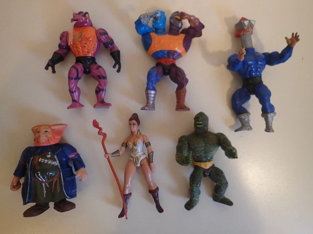 Lot Maîtres De L'Univers MOTU – 2 Figurines + Véhicule Cheval – Mattel – Occasion