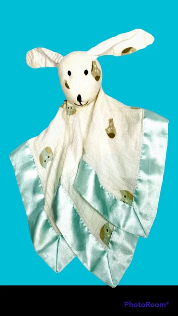 Adent Bunny Musy Mate Goodnight Búho Como Nuevo Verde Satén Amoroso Raro Pascua Usado en Excelente Condición